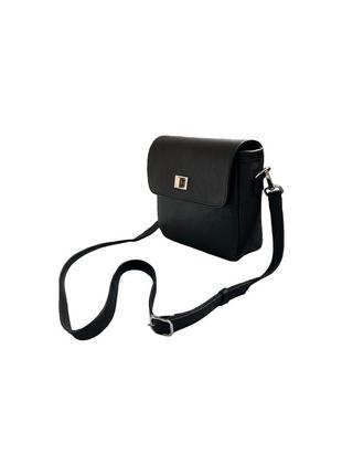 Натуральна crossbody чорного кольору 🖤2 фото