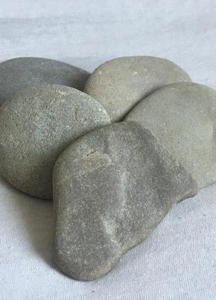 Річкові камені плоскі 8-10см для декору1 фото