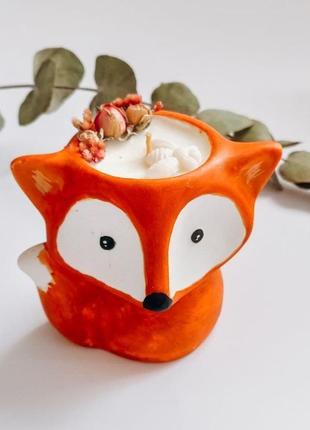 Соєве свічка з книги про маленького принца "happy fox"7 фото