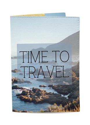 Обкладинка на паспорт time to travel