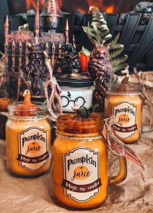 Соєве свічка "pumpkin juice"1 фото