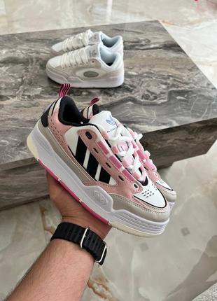 Женские кроссовки adidas adi2000 white pink1 фото