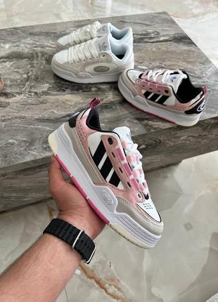 Женские кроссовки adidas adi2000 white pink2 фото