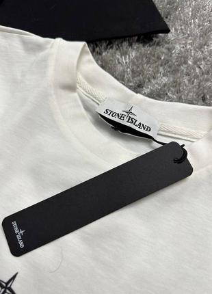 Stone island archivio center logo t-shirt3 фото