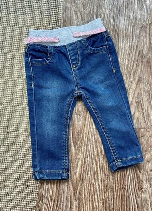 Комплект девочке 3-6 месяцев, ветровка, джинсы5 фото
