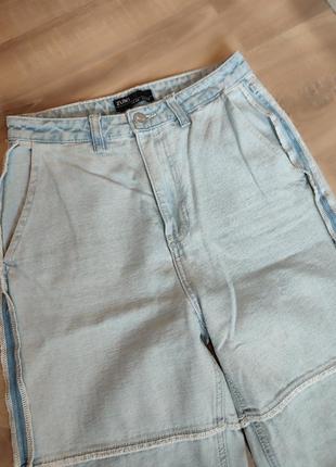 Широкі джинси палаццо шикомір на виворот2 фото