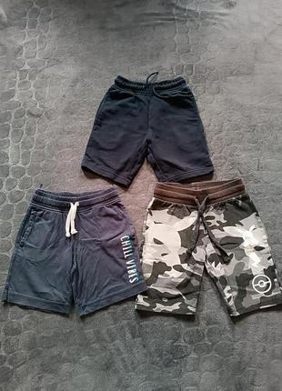 Набор шорт c&amp;a, next, primark на мальчика 5-6 лет рост 110-116 см