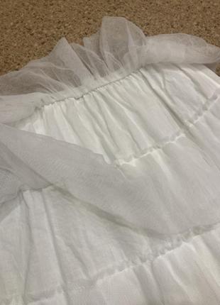 Юбка, белая юбка, фатиновая юбка, фатиновая юбка, фатин4 фото