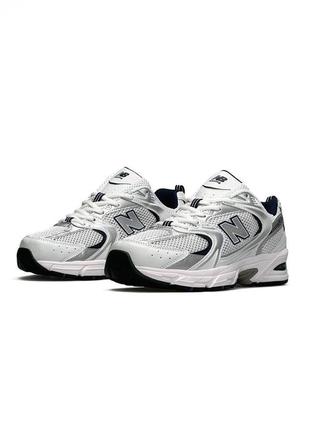 Женские кроссовки нью беланс 530 / new balance 530 white black3 фото