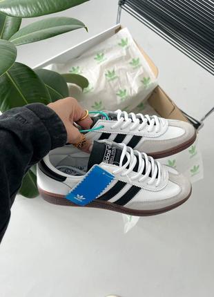 Женские кроссовки adidas spezial white3 фото