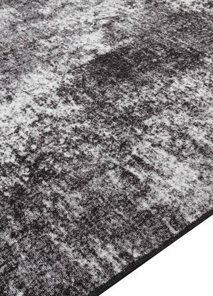 Килимова доріжка безворсова на гумовій основі ratio printgel 1023vl42-p4 0.80 м чорний