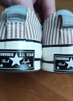 Кеди в смужку converse 38р оригінал7 фото