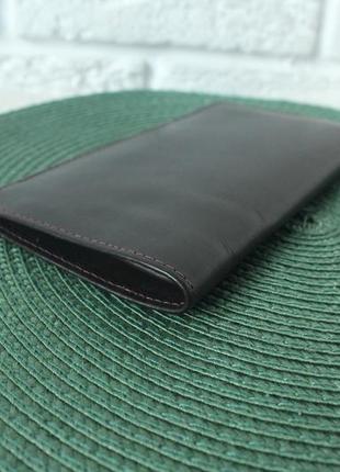 Стильний коричневий гаманець. натуральна шкіра. унісекс4 фото