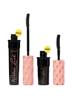 Benefit cosmetics - roller lash curling &amp; lifting mascara - туш, чорна, 4 g4 фото