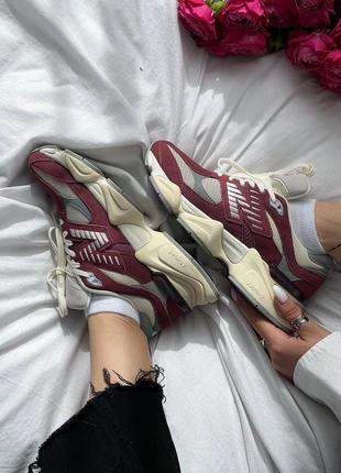 Женские кроссовки new balance 9060 bordo3 фото