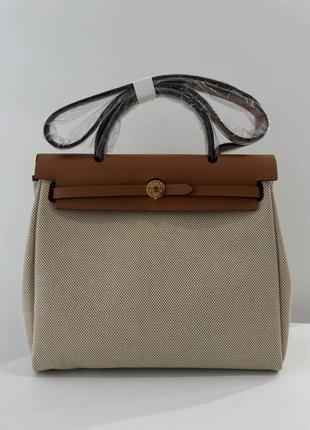 Кожаная сумка в стиле pelle hermes