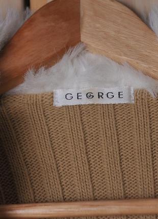 Крутая куртка george c искусственным мехом и вязкой весна -осень7 фото