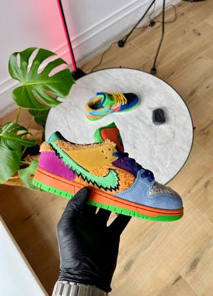 Унисекс кроссовки nike sb dunk low x grateful dead bears multicolor8 фото