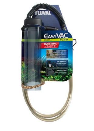 Очиститель для грунта в аквариуме fluval easyvac 25,5 х 6,4 см