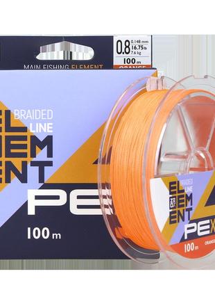 Шнур 1 pe 100 м zeox element x4 or