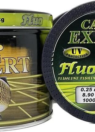 Леска 0.25 mm 1000 метров fluo carp expert3 фото