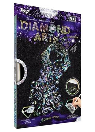 Комплект креативної творчості dar-01 "diamond art" (райська птиця)