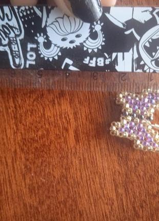 Серьги с бисера ручной работы 4