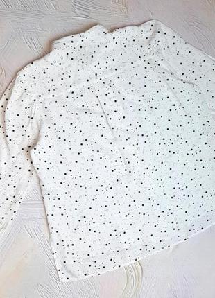 💝2+1=4 фирменная базовая белая свободная блуза блузка new look, размер 50 - 524 фото