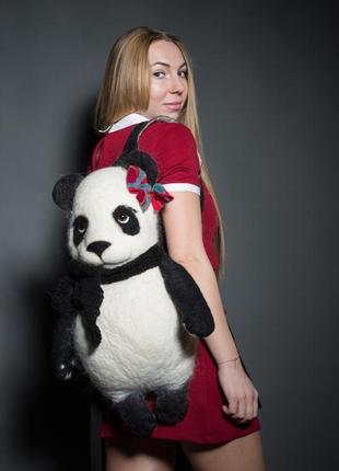 Панда рюкзачок2 фото