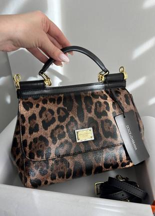 Шкіряна сумка в стилі dolce gabbana