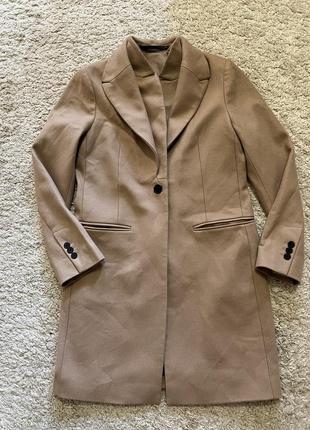 Пальто  allsaints оригинал бренд, шерстяное- шерсть, кашемир, размер s,m