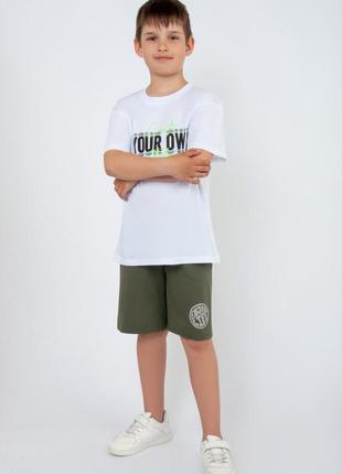 Спортивные шорты для парня, капри детские, детские бриджи, спортивные брюки для мальчика, детские шорты для мальчика, шорты двунитка4 фото