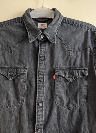 Мужская рубашка levis barstow western standard shirt8 фото