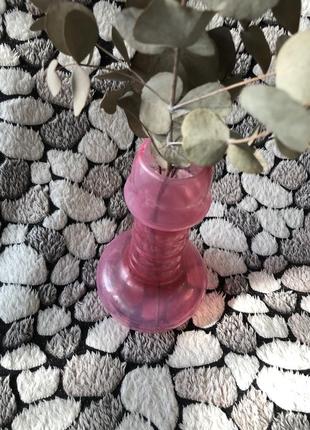 Пластиковая ваза в виде мужского полового органа 18+ розового цвета3 фото