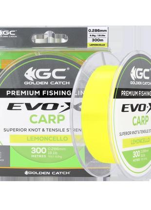 Волосінь gc evo-x carp 0,331 мм 300 м 10.7 кг lemoncello