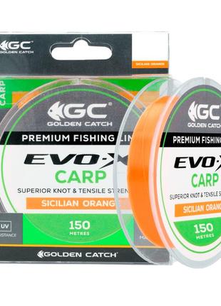 Волосінь 150м 0.410мм gc evo-x carp sicilian orange