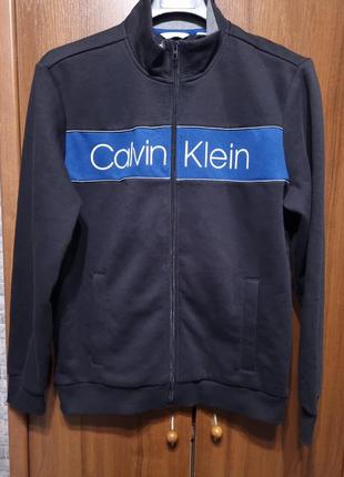 Оригинальный мужской кофта calvin klein м l soft touch fleece