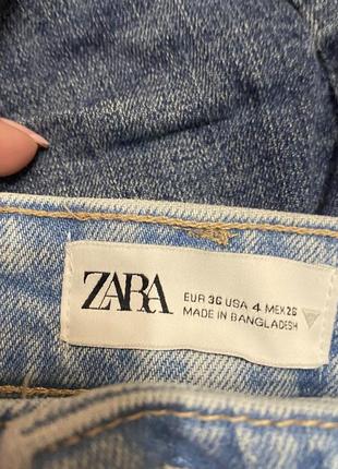 Джинсові шорти зара zara4 фото