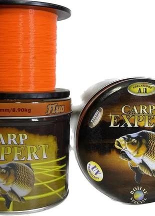 Леска 0.28 mm 1000 метров fluo orange carp expert4 фото