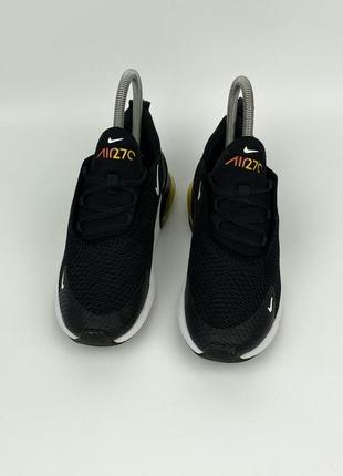 Кросівки nike air max 270 dq0971-001 оригінал чорні дитячі розмір 302 фото