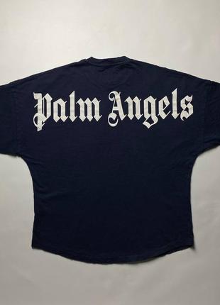 Футболка palm angels синяя оверсайз купить украина6 фото