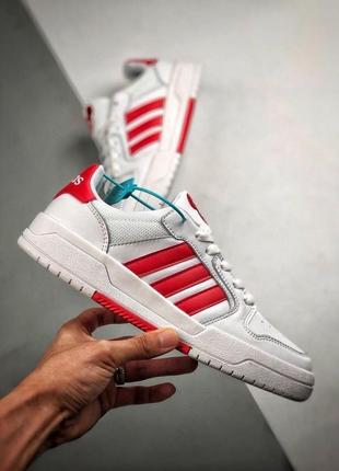 Adidas neo disney white red