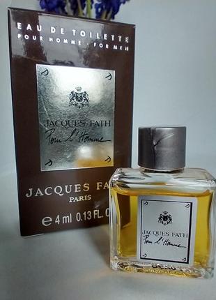 Fath pour l'homme jacques fath винтаж миниатюра 4 мл5 фото