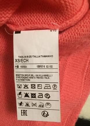 Новый джемпер пуловер свитер benetton 6