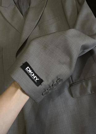 Двобортний жакет піджак блейзер вовна dkny3 фото