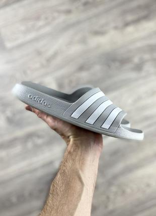 Adidas шлёпанцы тапочки 38 размер серые оригинал