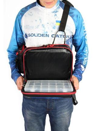 Сумка спиннингиста gc sling bag с коробками7 фото