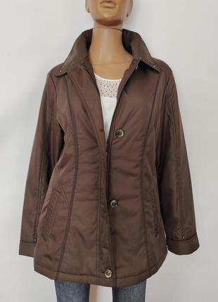Комфортная женская демисезонная куртка gelco, нижняя, р.l/xl3 фото