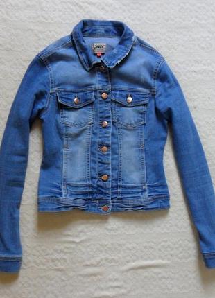 Брендовая джинсовая куртка only, 36 размер.1 фото