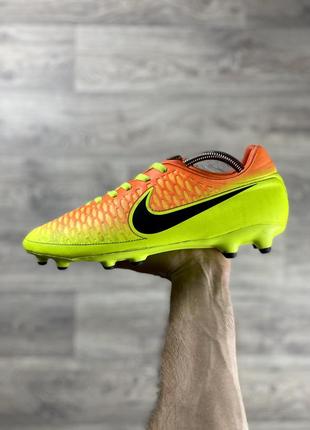 Nike magista бутсы копы сороконожки 45 размер футбольные  яркие оригинал